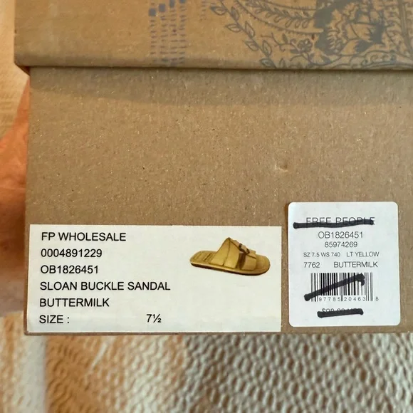 Free People Tan Slide Sandals - Picture 6 of 6